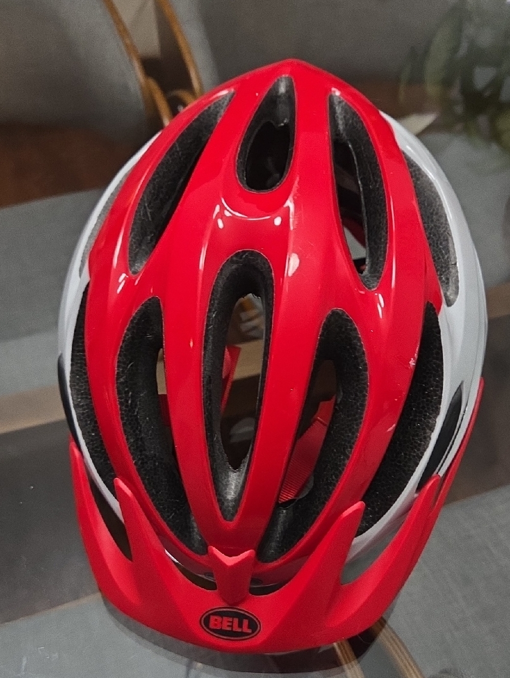 Paradox Red and Black Ventilated Cycling Helmet